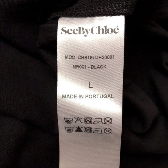 NWT SEE BY CHLOE Embellished Blouse Top - Picture 8 of 9